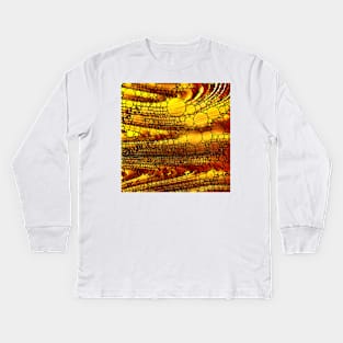 Golden Sun Strata Kids Long Sleeve T-Shirt